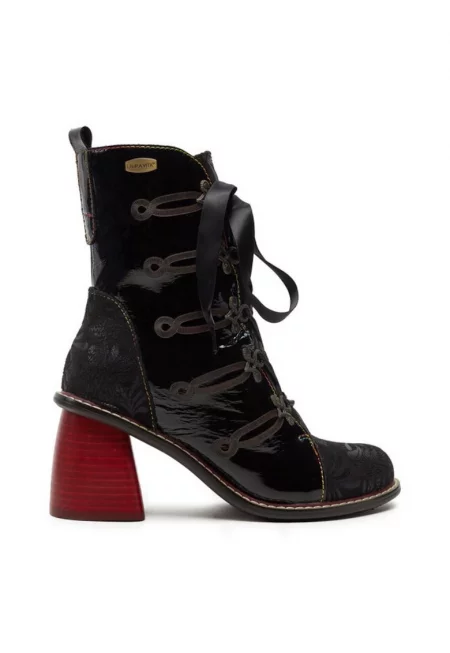 Дамски боти -  304356 - Естествена кожа - Черни -