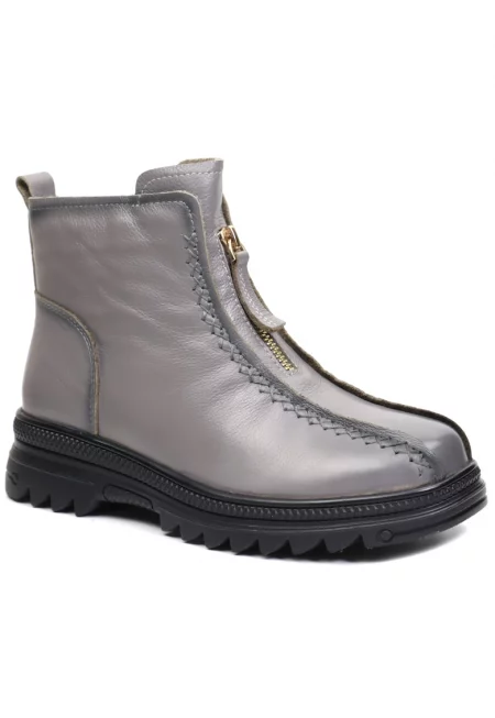 Дамски боти  Сив