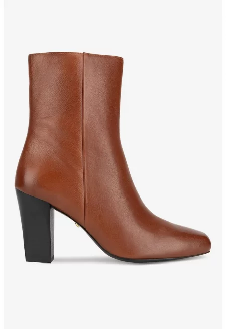 Дамски ботуши  5905588900955 - Естествена кожа - Кафяв - Кафяв