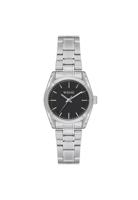 Дамски часовник  WWL111602 30мм стомана - метална каишка - водоустойчивост 3 ATM - метален цвят