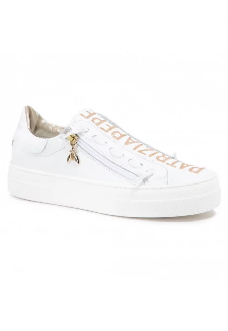 Дамски кецове -  Естествена кожа - Бели - 34EU