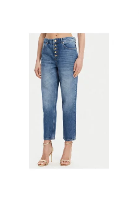 Дамски панталон  памук - син - Син