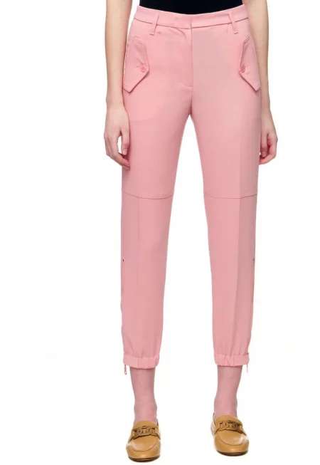 Дамски панталон -  Полиестер - Розов -