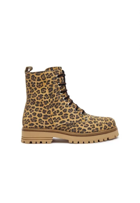 Дамски спортни обувки -  73418 - Естествена кожа - Многоцветни