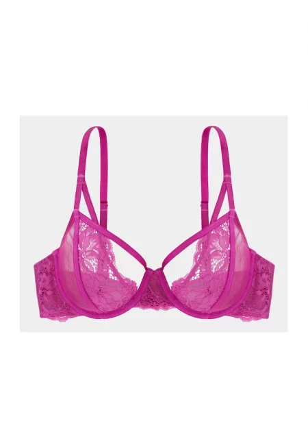 Дамски сутиен -  303965891 - Розов - Полиамид
