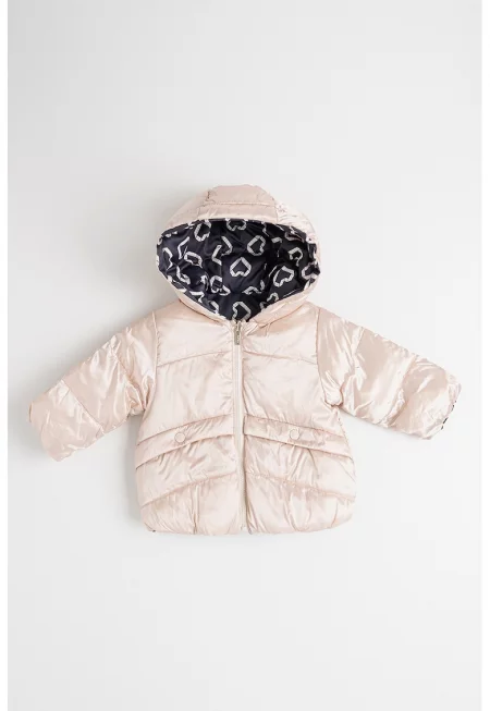 Двулицево зимно яке с цип и графика