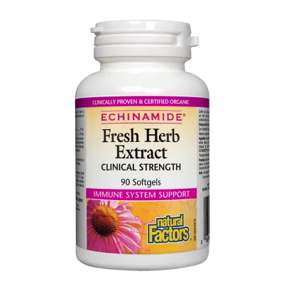 Имунитет - Echinamide® Ехинацея екстракт, 250 mg х 90 софтгел капсули