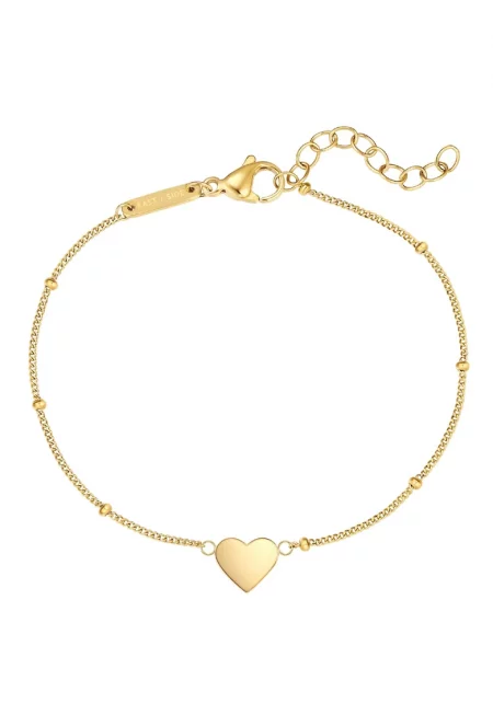 Гривна от неръждаема стомана с 14K злато - Златист