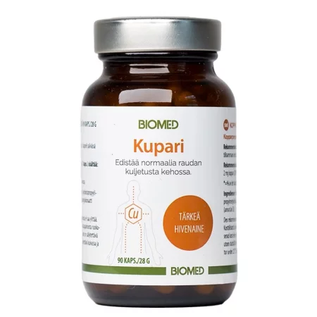 Мед (глюконат) – коса, кожа и енергиен метаболизъм, 2 mg х 90 капсули
