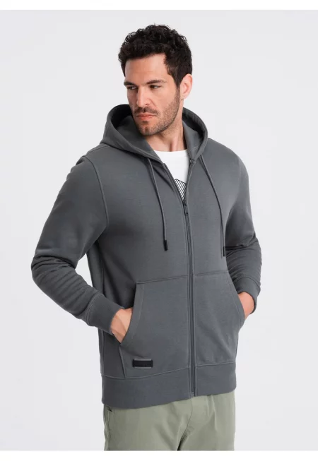 Худи с цип и джобове