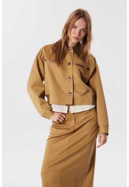 Ipekyol - Късо яке с остра яка