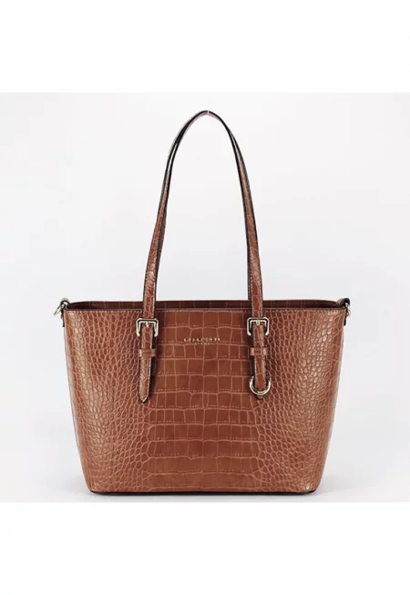 Камилска чанта с принт на влечуги X9530 11 18052