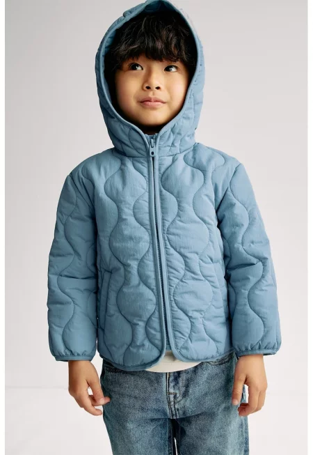 Капитонирано зимно яке с цип