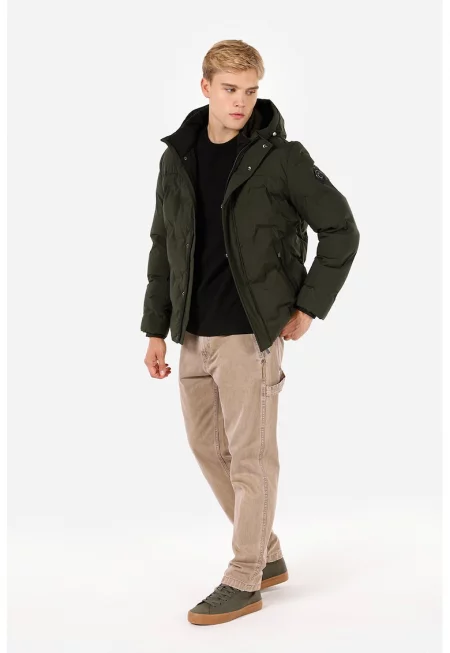 Късо зимно яке - Бледозелен