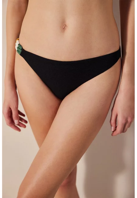 Класическо долнище на бански - Черен