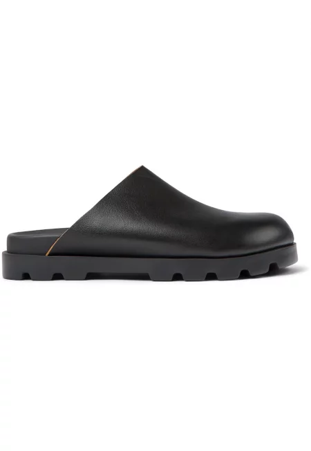 Кожени обувки тип сабо Brutus 20655 - Черен