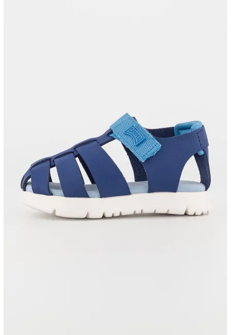 Кожени сандали Oruga 737 Fisherman - Тъмносин/Светлосин