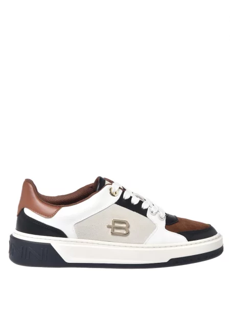 Кожени спортни обувки с велур