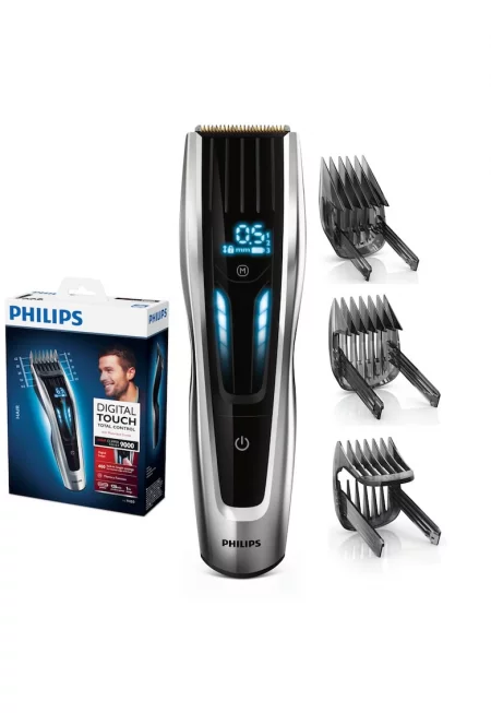 Машинка за подстригване  HC9450/15 - Батерия Li-ion - 0.5-42 мм - 400 нива - Ножчета от титан - Черна/Сребриста