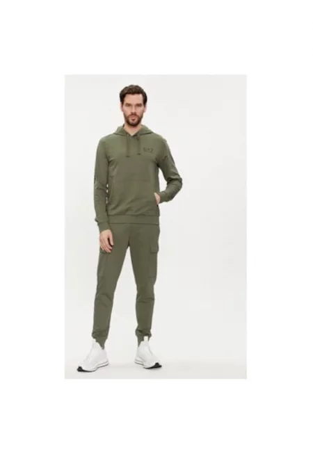 Мъжка блуза - Emporio Armani  303534929 - Памук - XL INTL - Зелен