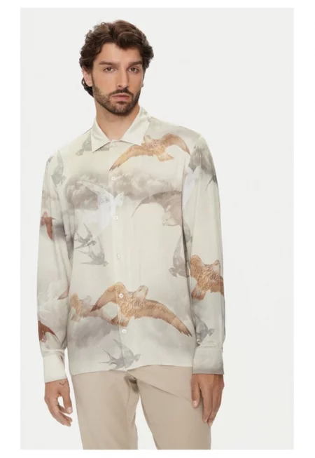 Мъжка риза -  465185 - Многоцветна - Вискоза