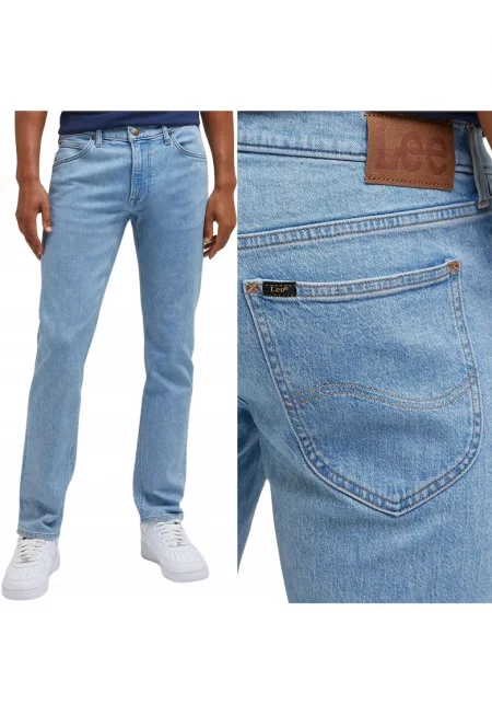 Мъжки дънки Blugi  Daren - прав силует - светлосин - W32 L34
