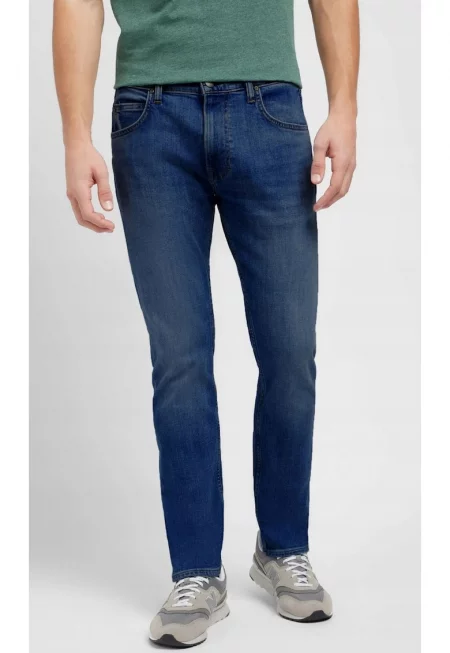 Мъжки дънки  Rider - памук/еластан - втален модел - син