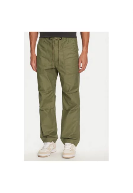 Мъжки панталони -  304808654 - Памук - Зелен