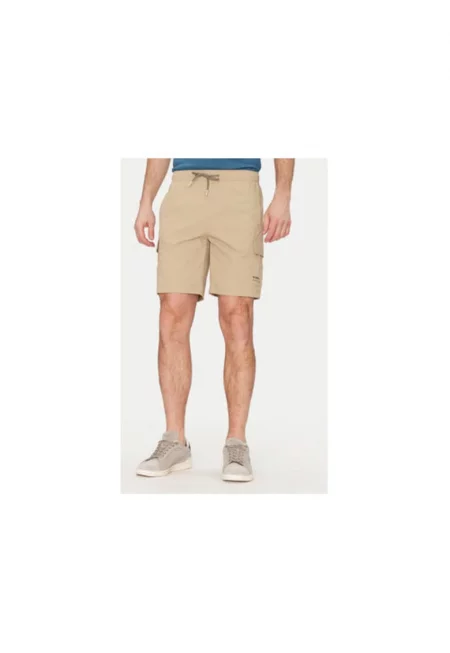 Мъжки спортни шорти  20717891 - Найлон/Еластан - Бежов - Бежов