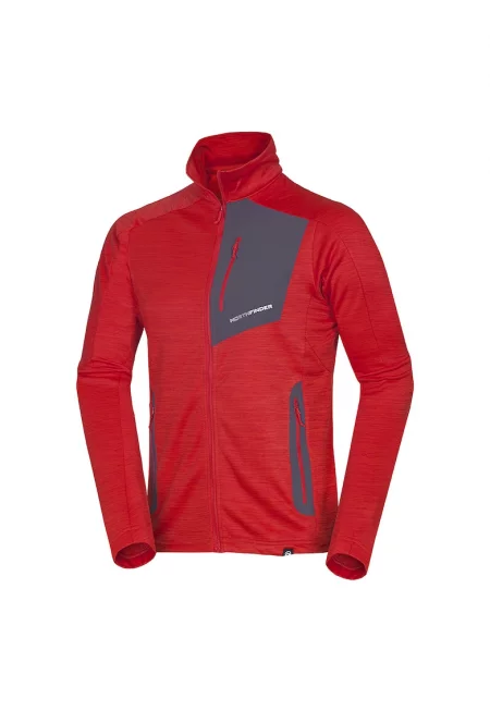 Мъжки суичър от меланж полар Vonby