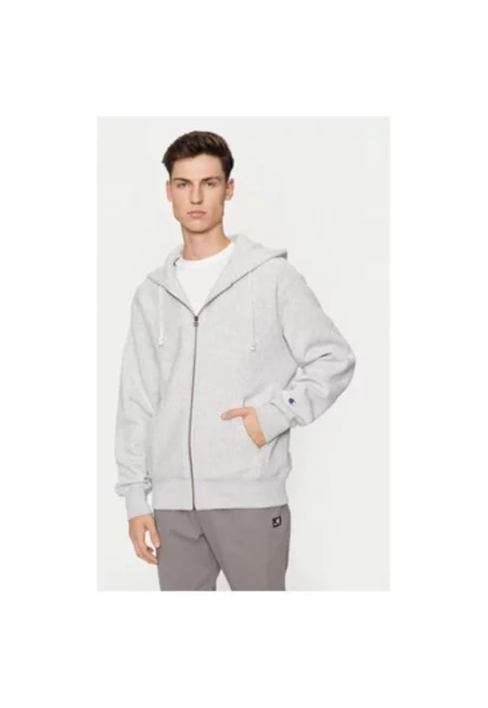 Мъжки суитшърт -  304700477 - Памук/Полиестер - Сив - Сив