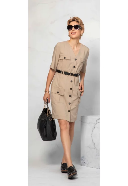 Миди карго рокля