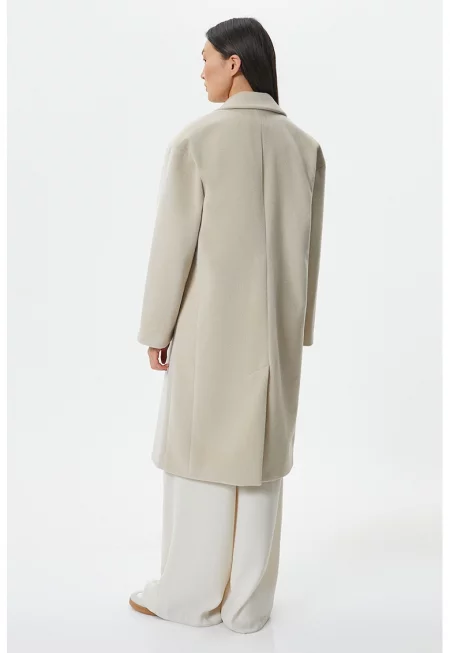 Палто със скосени джобове