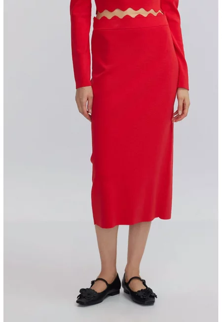 Пола с цепка - Аленочервен