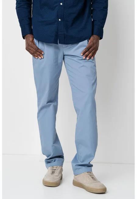 Прав панталон чино Denton - Пастелносин