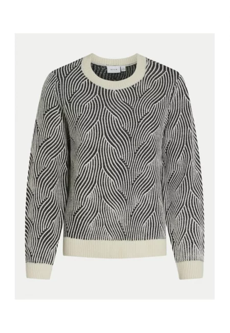 Пуловер  Doreen 14099775 Бежов - стандартна кройка - акрил