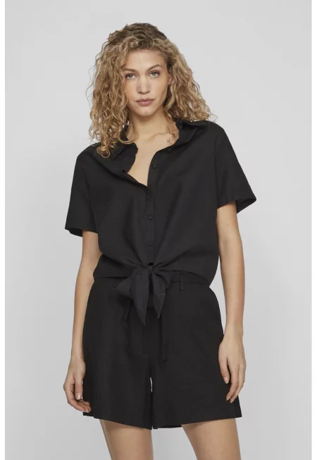 Риза с лен с възел