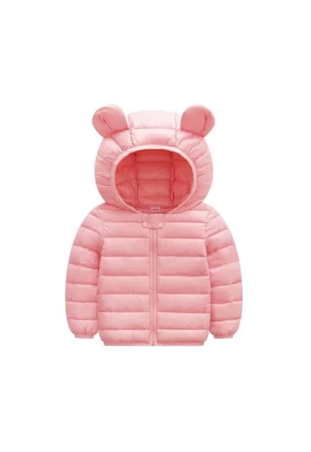 Розово яке за момичета с плюшено мече