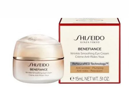 Shiseido Benefiance Wrinkle Smoothing Eye Cream подхранващ и изглаждащ околоочен крем против бръчки