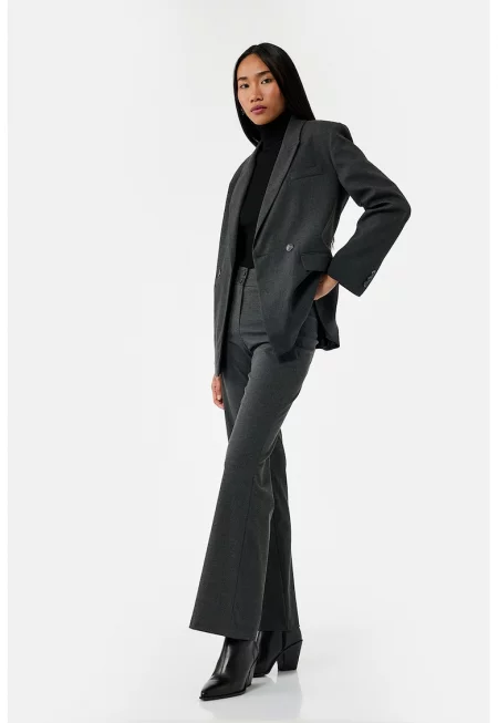 Слим панталон до глезена с леко разкрояване