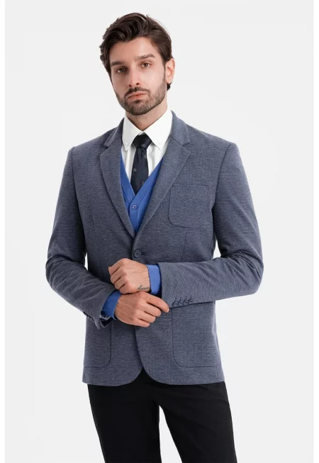 Слим сако - Тъмносин