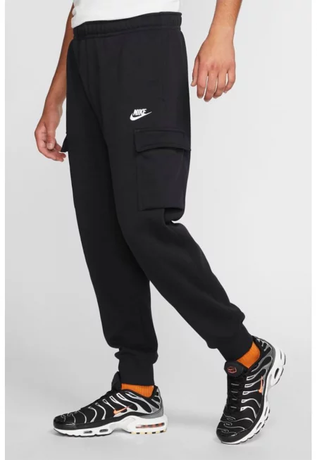 Спортен карго панталон Sportswear Club - Черен
