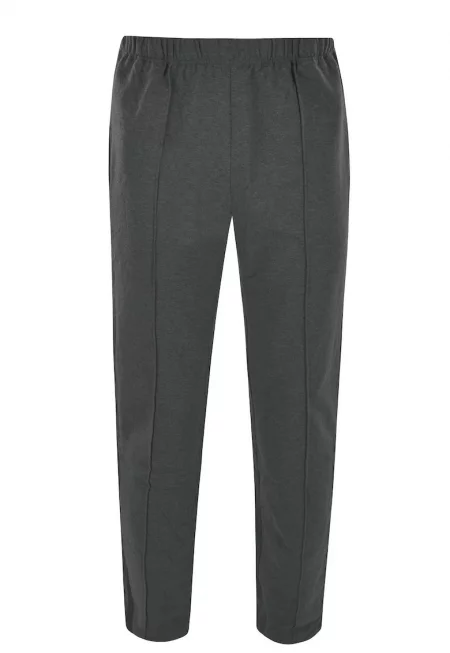 Спортен панталон с памук - Антрацитно сиво