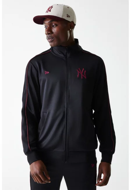 Суитшърт с бродирано лого на New York Yankees - Черен -