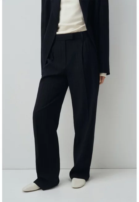 Свободен раиран панталон