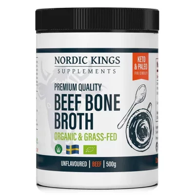 Телешки костен бульон, неовкусен (Organic), 500 g прах