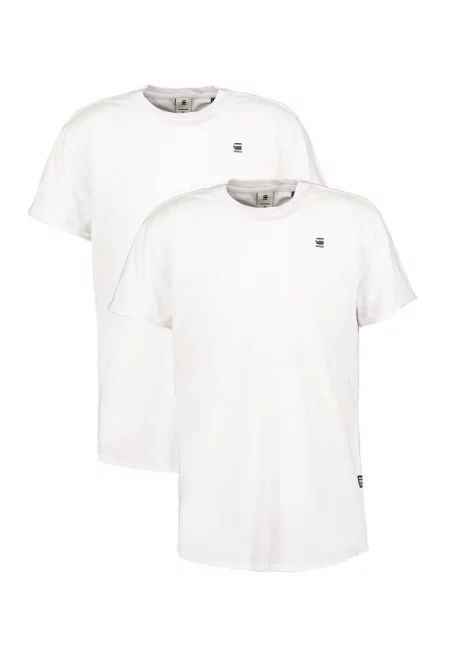 Тениска Lash от органичен памук - 2 броя - Бял