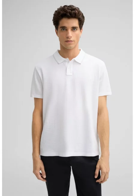 Тениска Regular fit поло 30042488 - Бял