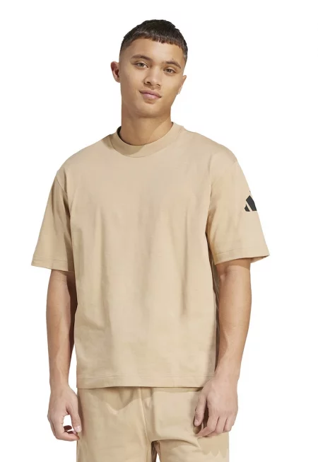 Тениска с овално деколте и лого