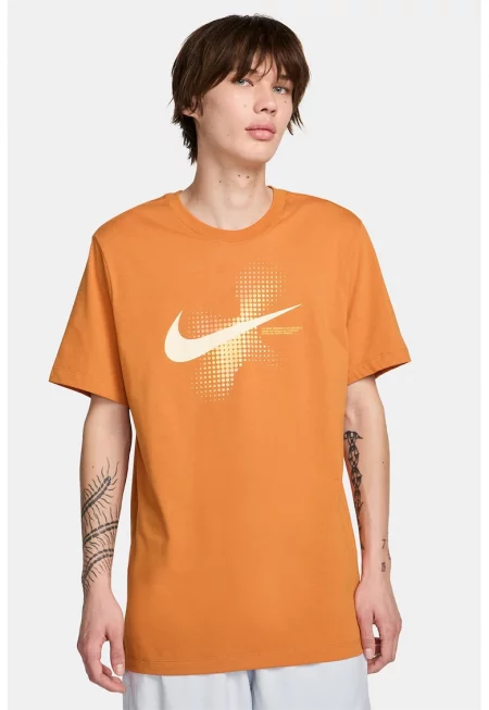 Тениска с овално деколте и лого